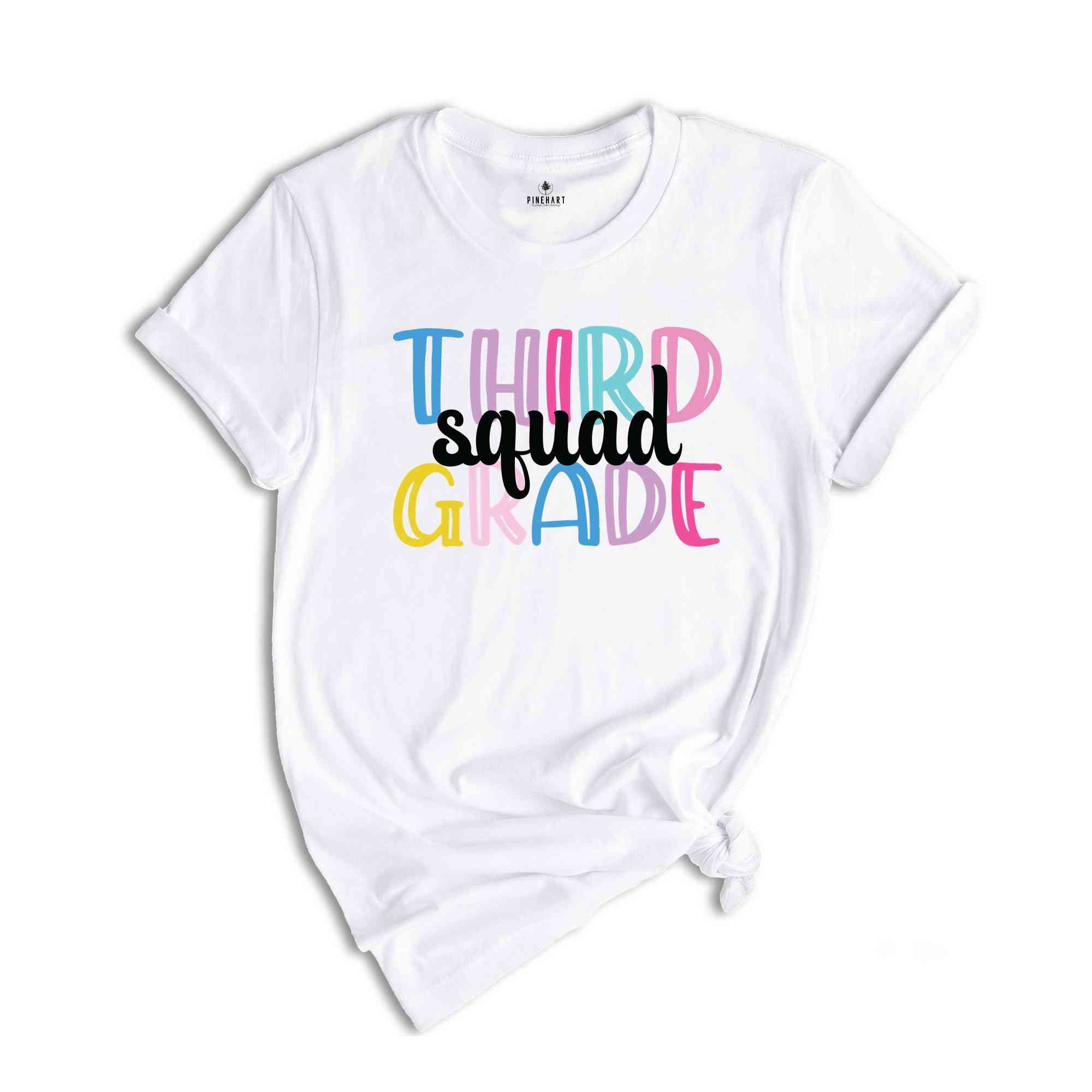 Third Grade Squad Shirt, Teacher Shirt, Grade Squad Teacher Shirt, Squad Shirt, New Teacher Shirt, Grade Shirt, Back To School Shirt