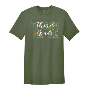 Third Grade Teacher Shirt, 3rd Grade Teacher Shirt, 3rd Grade T-Shirt, Third Grade TShirt, Elementary School, Teaching Shirt