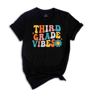 Third Grade Vibes Shirt, Back To School Shirt, Cute Back To School Shirt, Elementary School, Teacher Student Back To School Gift