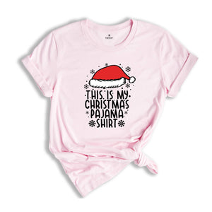 This is My Christmas Pajama T-Shirt, Funny Xmas Shirt, Holiday Tee, Cute Xmas Pajamas, Funny Christmas Outfit