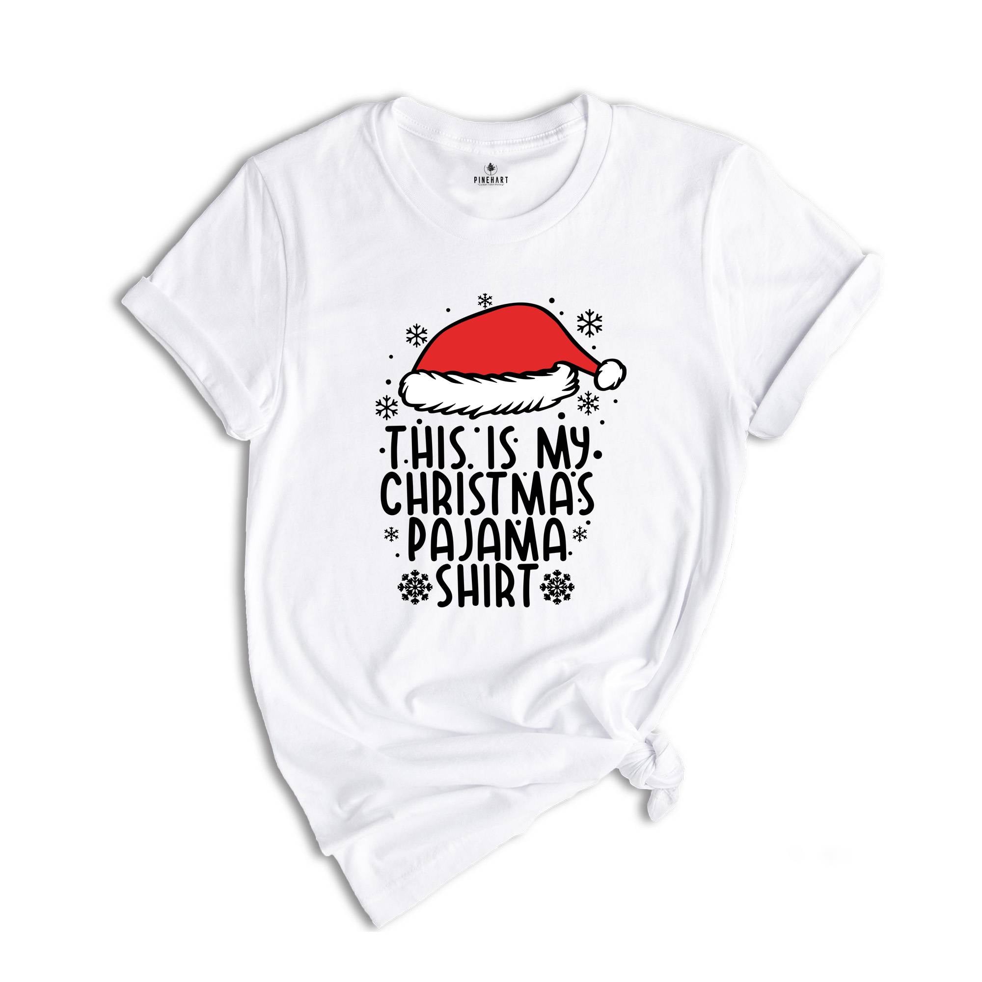This is My Christmas Pajama T-Shirt, Funny Xmas Shirt, Holiday Tee, Cute Xmas Pajamas, Funny Christmas Outfit