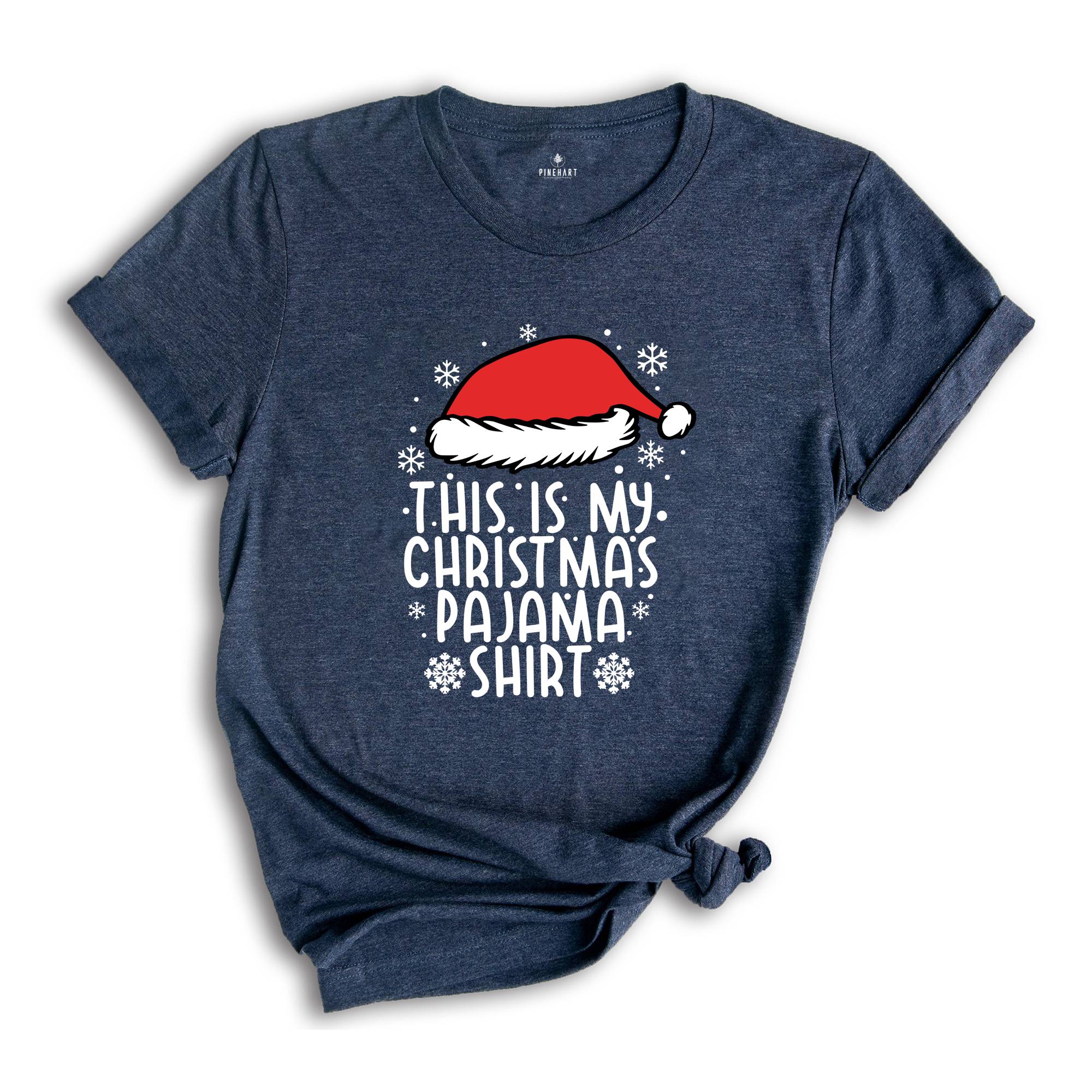 This is My Christmas Pajama T-Shirt, Funny Xmas Shirt, Holiday Tee, Cute Xmas Pajamas, Funny Christmas Outfit