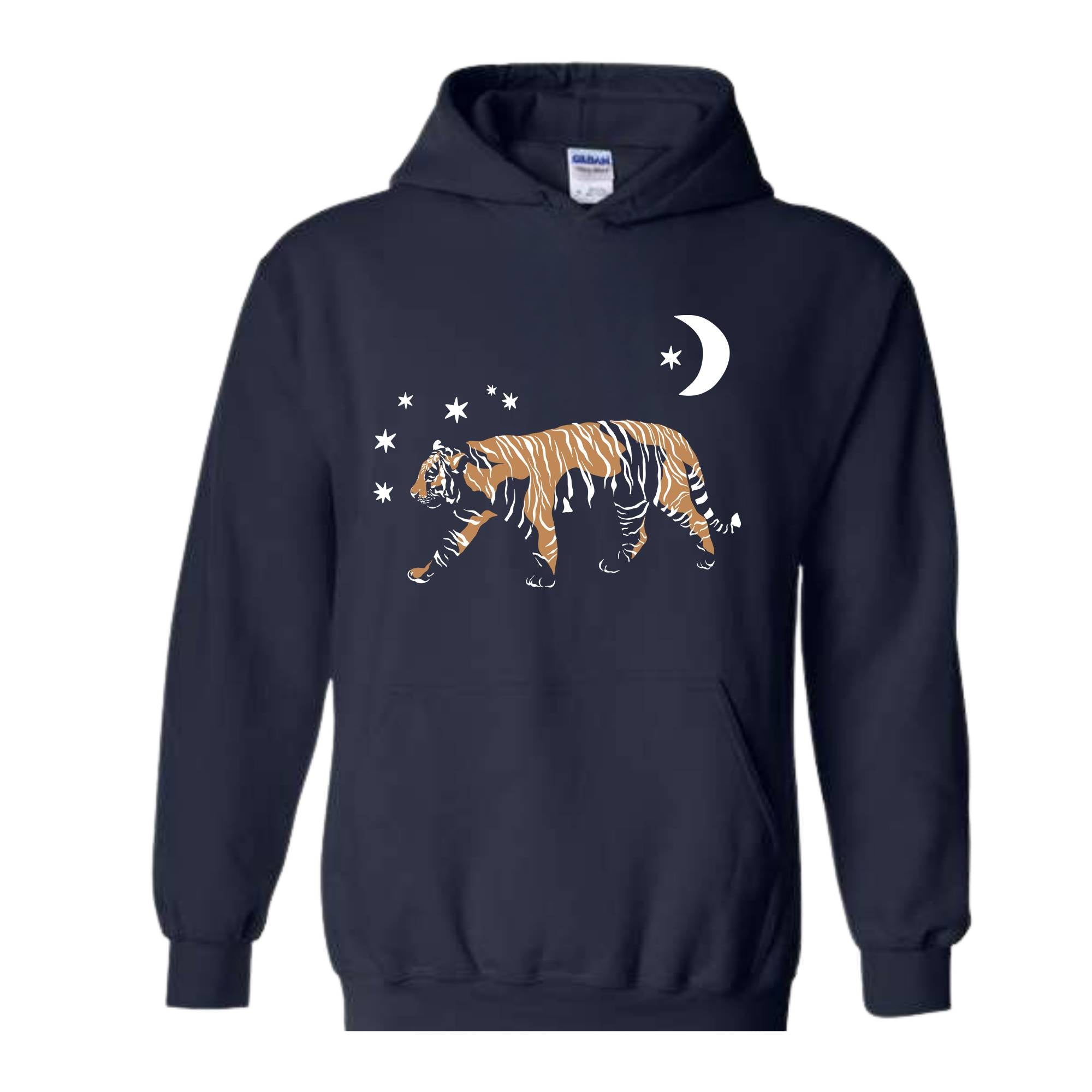 Tiger Sweatshirt, Retro Tiger Crewneck Sweatshirt, Celestial Tiger Tee, Asian Zodiac Tiger Hoodie, Astrology Gift, Vintage Tiger Sweatshirt