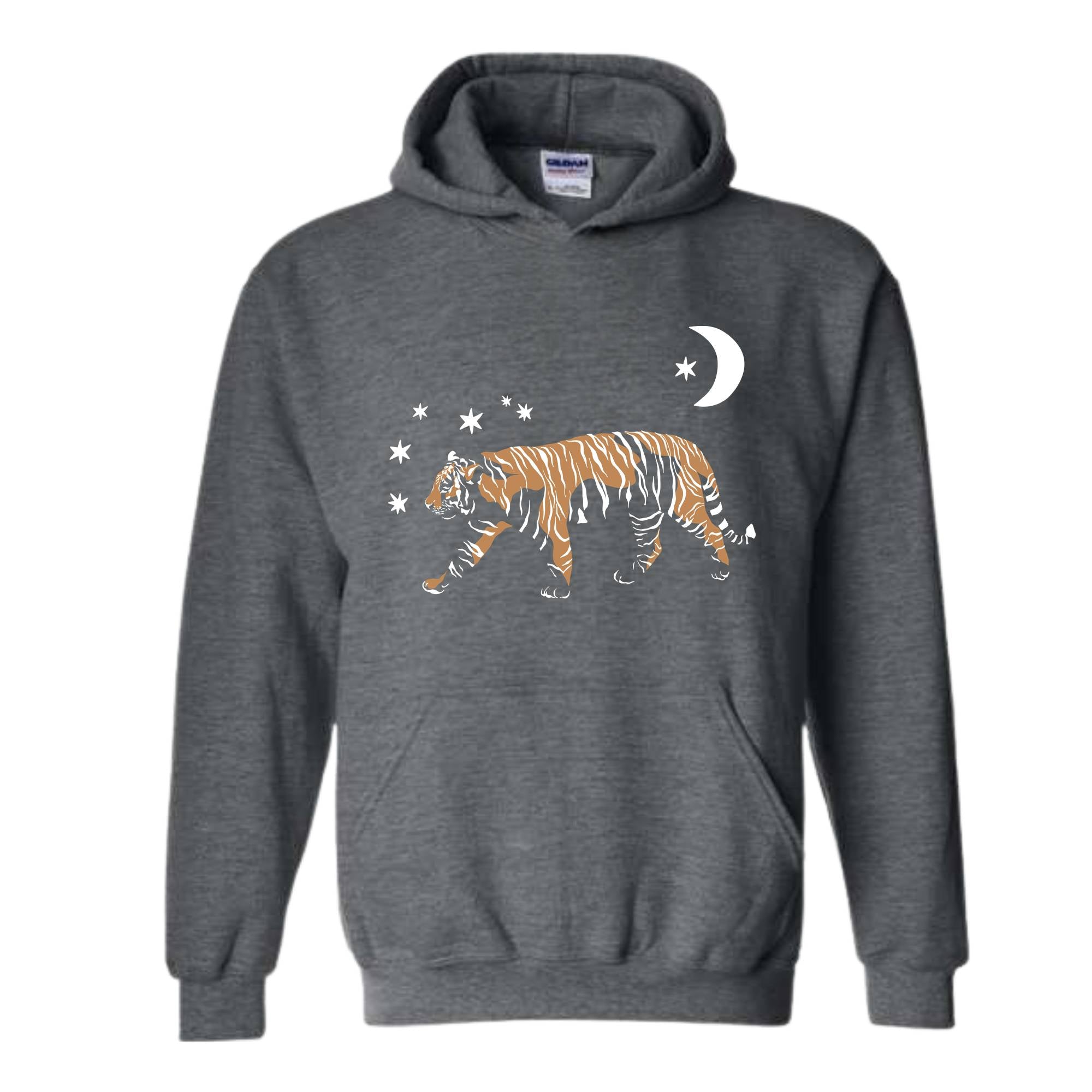Tiger Sweatshirt, Retro Tiger Crewneck Sweatshirt, Celestial Tiger Tee, Asian Zodiac Tiger Hoodie, Astrology Gift, Vintage Tiger Sweatshirt