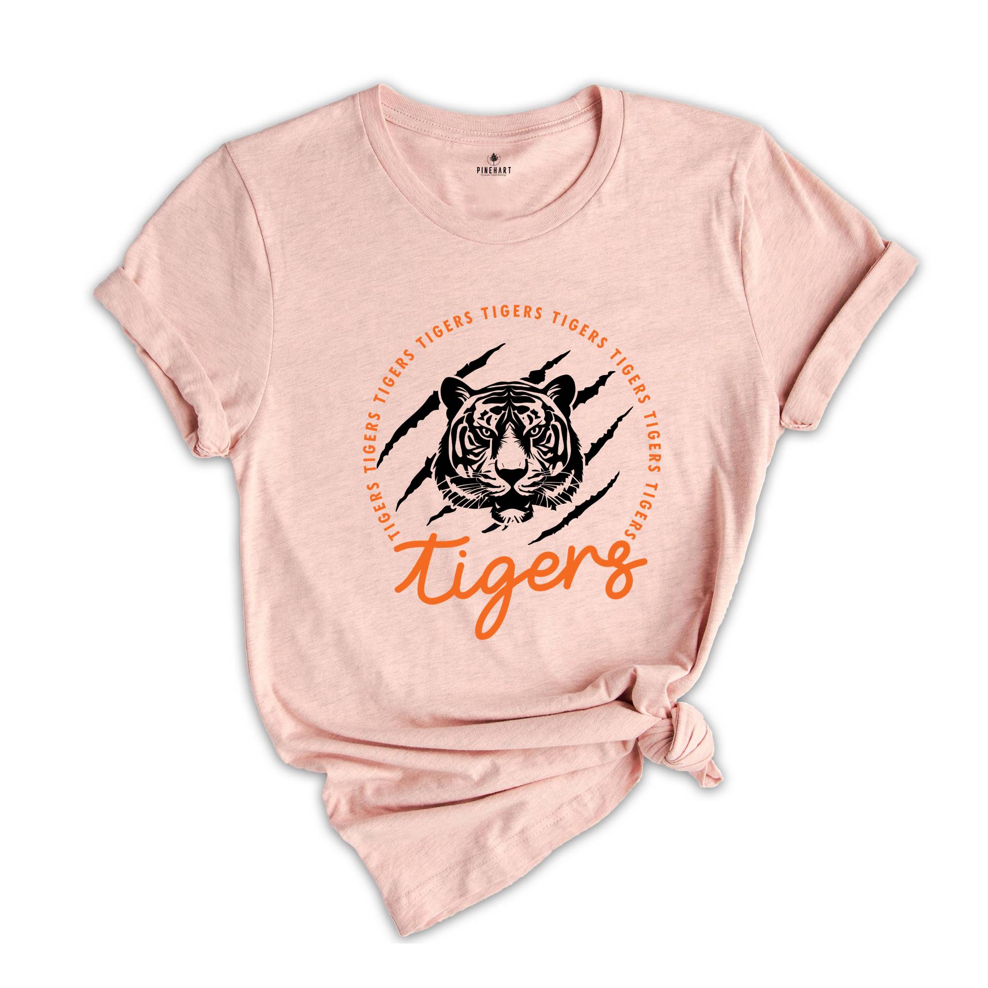 Tigers Shirt, Go Tigers, Game Day Shirt, Team Spirit Tee, Baseball Mom Sunday Football, Cute Football Shirt, Tiger Spirit Shirt, Tiger Mom