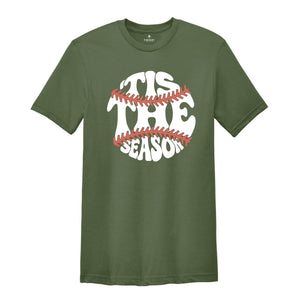 Tis The Season Shirt, Baseball Season Shirt, Baseball Fan Shirt, Baseball Vibes Shirt, Baseball Lover Shirt, Baseball Shirt