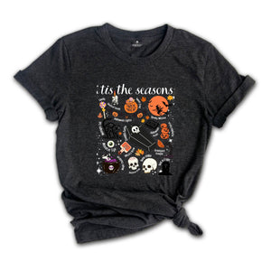 Tis The Season Shirt, Retro Halloween Shirt, Halloween Gift Shirt, Witch Shirt, Spooky Season Tee, Halloween Shirt, Pumpkin Witch Tee