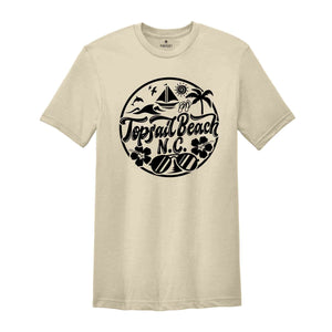 Topsail Beach 2025 Tee, Topsail Beach Lover T-Shirt, Topsail Beach Fan, Topsail Beach Beach Shirt, Topsail Beach Holiday Shirt, Summer Beach