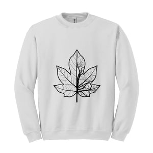 Trees Sweatshirt, Evergreen Trees Sweat, Gift for Nature Lover