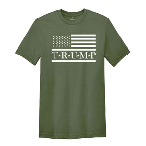 Trump Flag Shirt, Election shirt, 2025 Trump Tee, Republican T-Shirt, Voting Shirt, MAGA T-Shirt, Trump Not Guilty Shirt