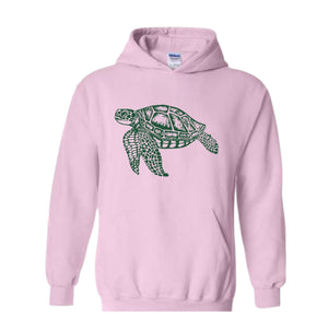Turtle Hoodie, Sea Turtle Hoodie, Marine Life Hoodie, Wildlife Hoodie, Tortoise Hoodie