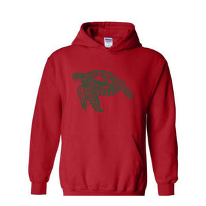Turtle Hoodie, Sea Turtle Hoodie, Marine Life Hoodie, Wildlife Hoodie, Tortoise Hoodie