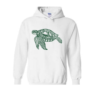 Turtle Hoodie, Sea Turtle Hoodie, Marine Life Hoodie, Wildlife Hoodie, Tortoise Hoodie