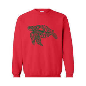 Turtle Sweatshirt, Sea Turtle Sweatshirt, Marine Life Sweatshirt, Wildlife Sweatshirt, Animal Sweatshirt