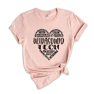 Ultrasound Tech, Sonographer Shirt, Sonographer Gift, Sonographer Life, Sonographer Heart ,Ultrasound Sonographer, Ultrasound Tech Gift