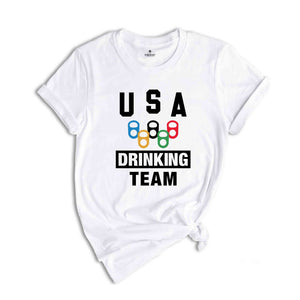 USA Drinking Team Shirt, Beer Party T-shirt, 4th Of July Drinking Party Shirt, Independence Day Gift, Gift For American
