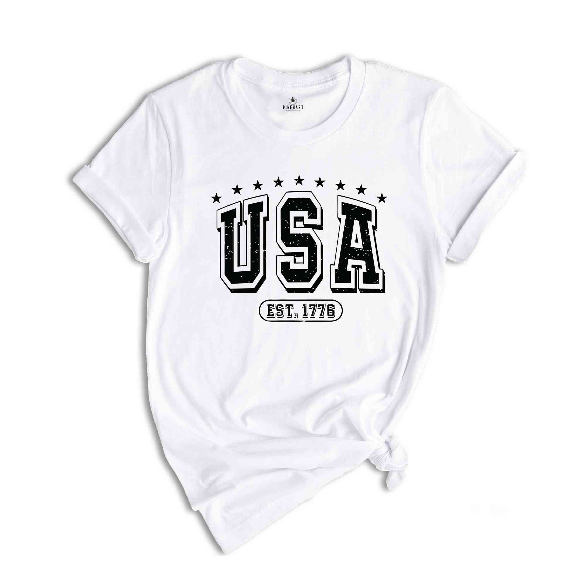 USA Est 1776 T-Shirt, 4th Of July Shirt, Since 1776 Tee, Patriotic T-Shirt, Independence Day Shirts, 4th Of July Tee