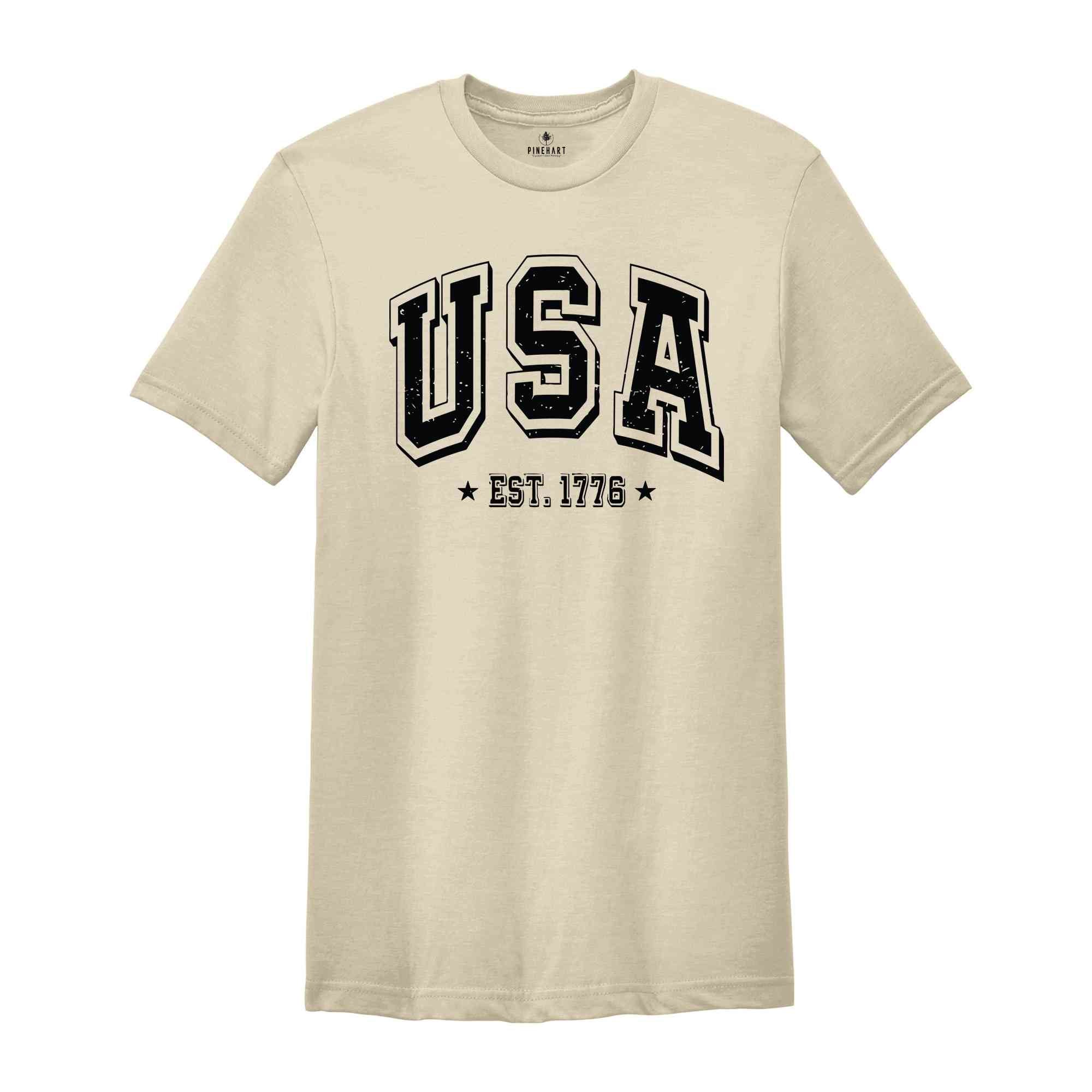 USA Est 1776 T-Shirt, America Shirt, 4th Of July Shirt, 1776 Shirt, Independence Day Shirt, Patriotic Gifts