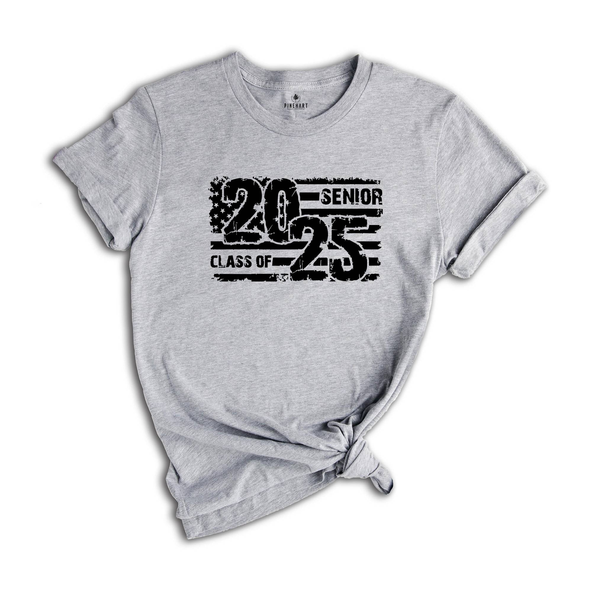 USA Flag Senior Class of Shirt, Graduation Shirt, Class Of Shirt, Last Day Of School, Class Of 2025 Shirt, School Shirt, Graduation Gift