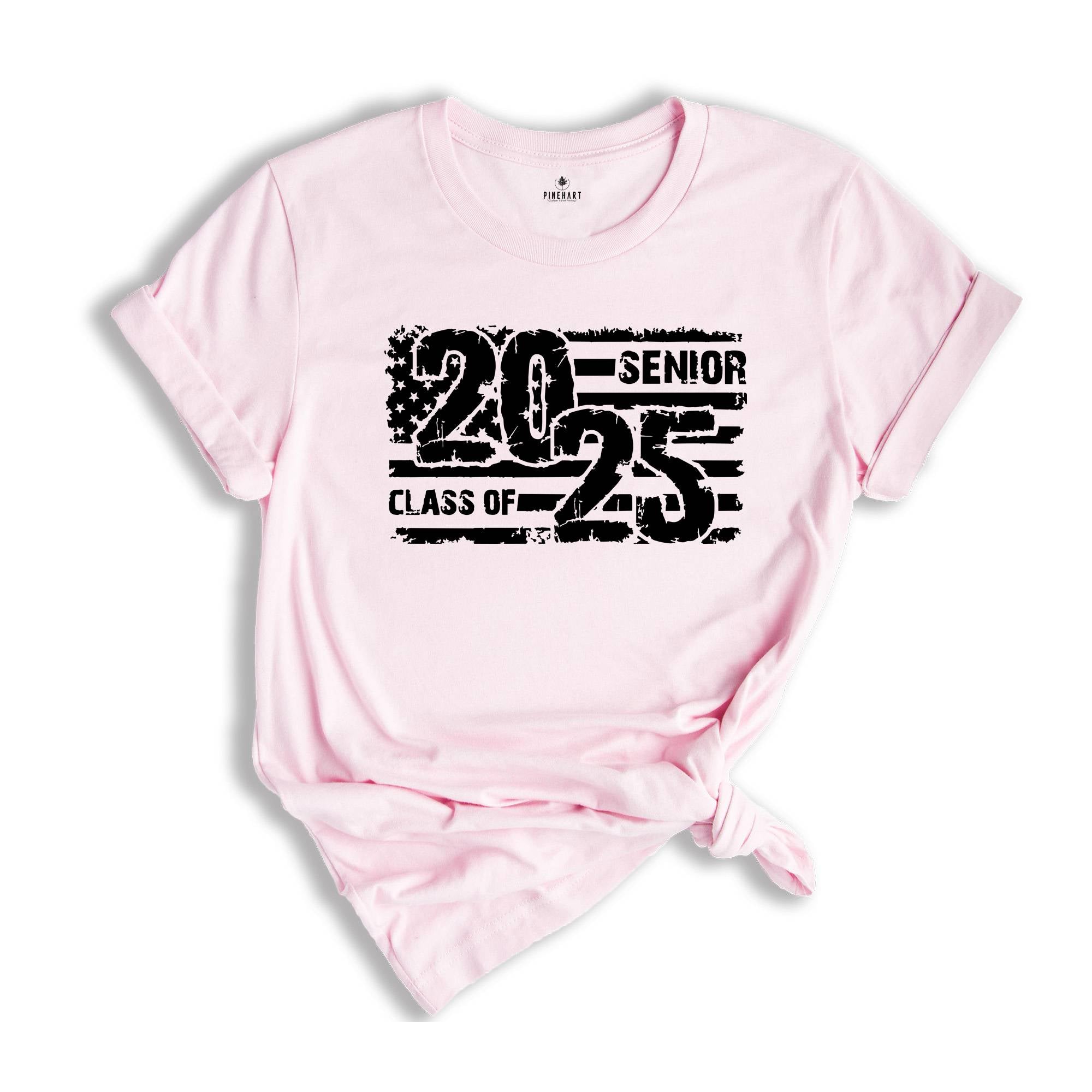 USA Flag Senior Class of Shirt, Graduation Shirt, Class Of Shirt, Last Day Of School, Class Of 2025 Shirt, School Shirt, Graduation Gift