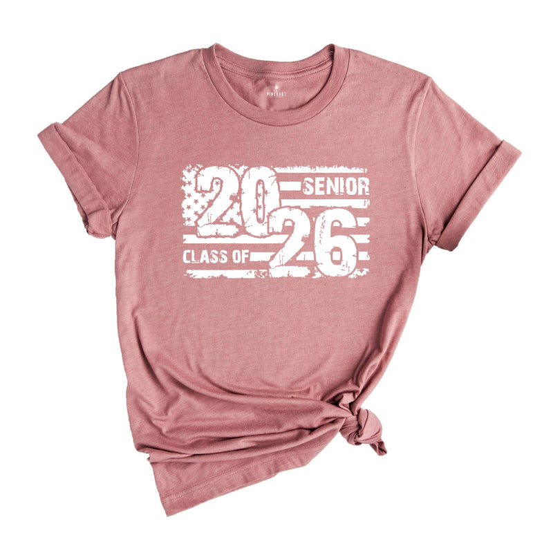 USA Flag Senior Class of Shirt, Graduation Shirt, Class Of Shirt, Last Day Of School, Class Of 2026 Shirt, School Shirt, Graduation Gift