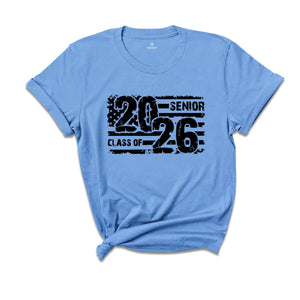 USA Flag Senior Class of Shirt, Graduation Shirt, Class Of Shirt, Last Day Of School, Class Of 2026 Shirt, School Shirt, Graduation Gift