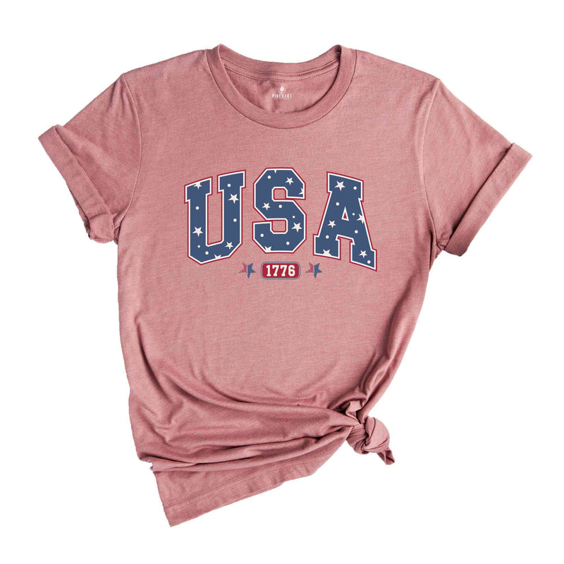 USA Shirt, 1776 Shirt, 4th Of July Shirt, Independence Day Shirt, God Bless America, Patriotic Shirt, Red White And Blue Shirt