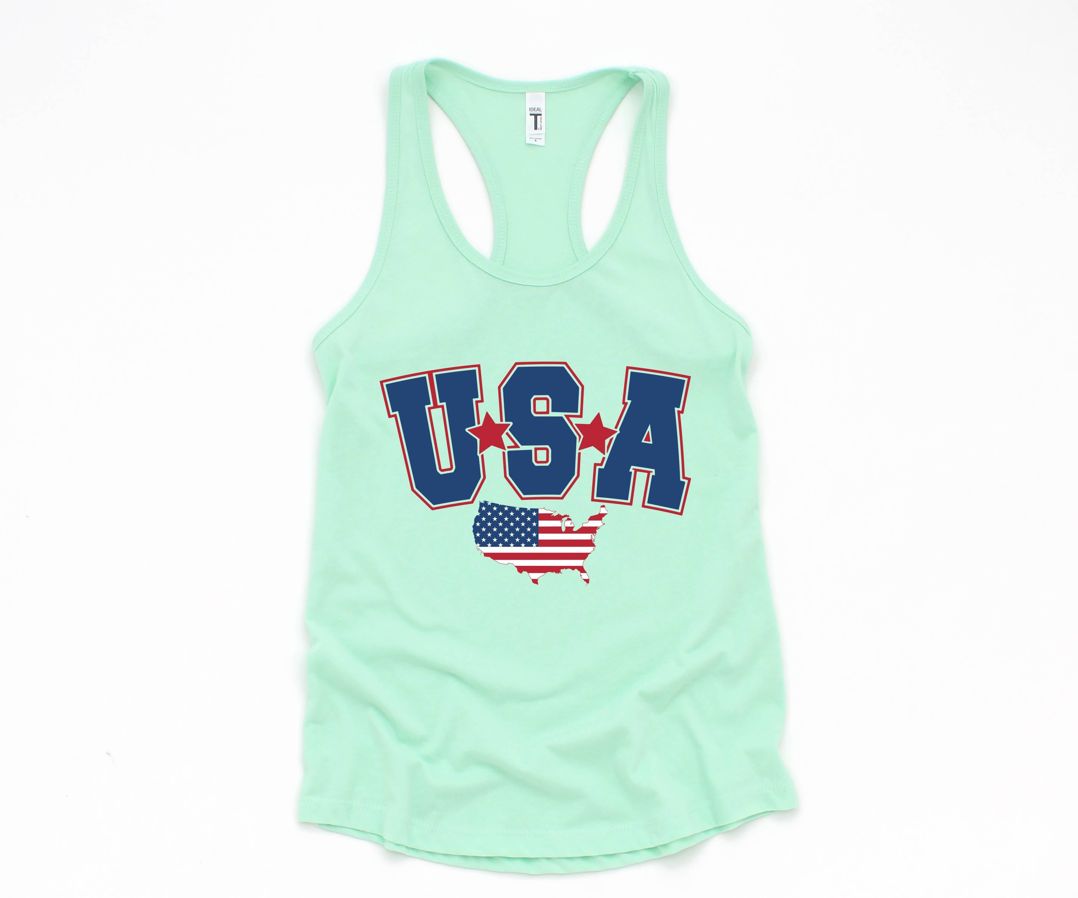 USA Tank Top, American Flag Patriotic Tank Top , Fourth of July Shirt, United States Tanktop, American Tank top, Red White and Blue Shirt