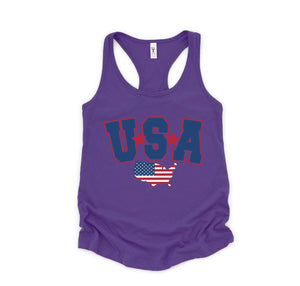 USA Tank Top, American Flag Patriotic Tank Top , Fourth of July Shirt, United States Tanktop, American Tank top, Red White and Blue Shirt