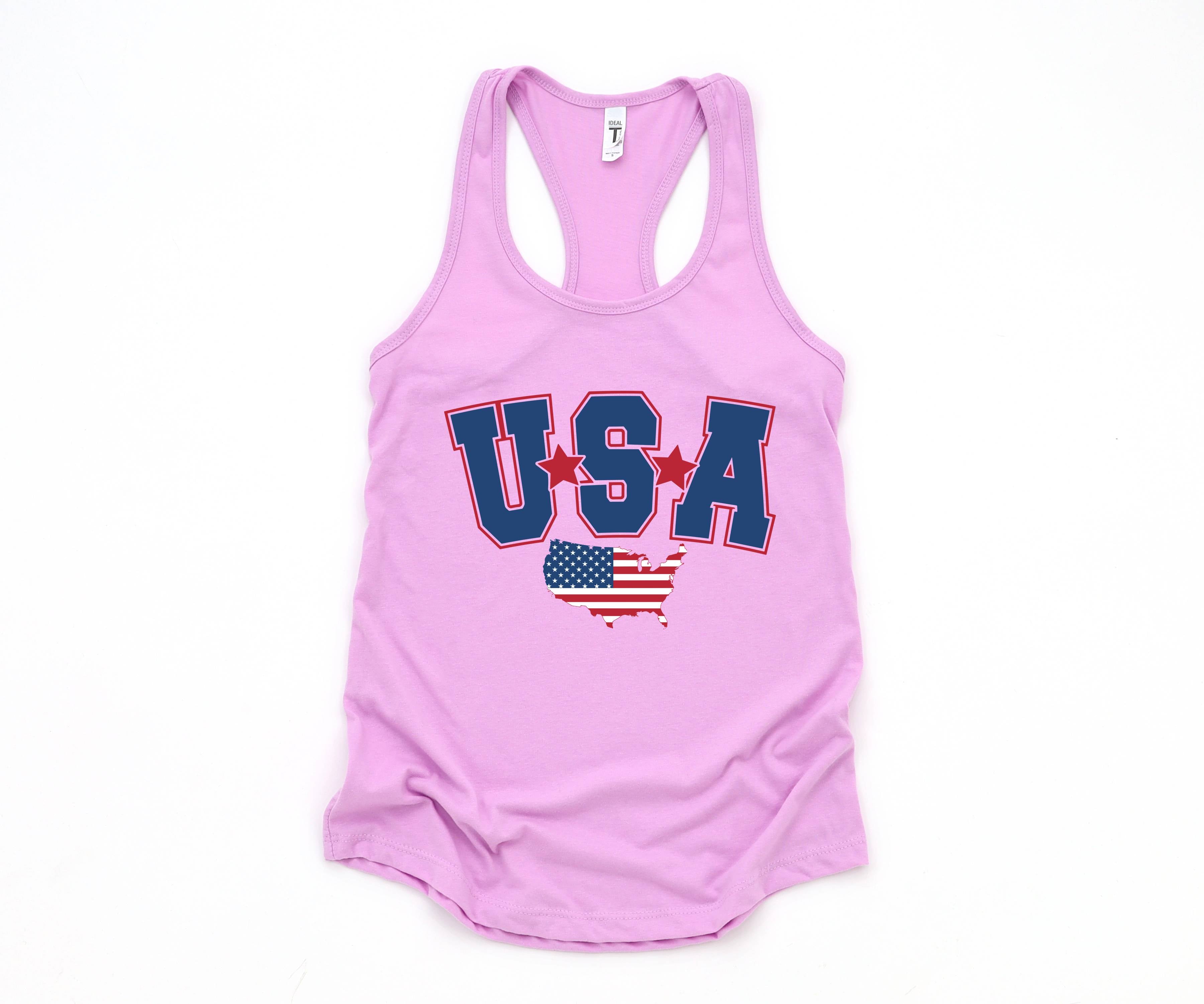 USA Tank Top, American Flag Patriotic Tank Top , Fourth of July Shirt, United States Tanktop, American Tank top, Red White and Blue Shirt