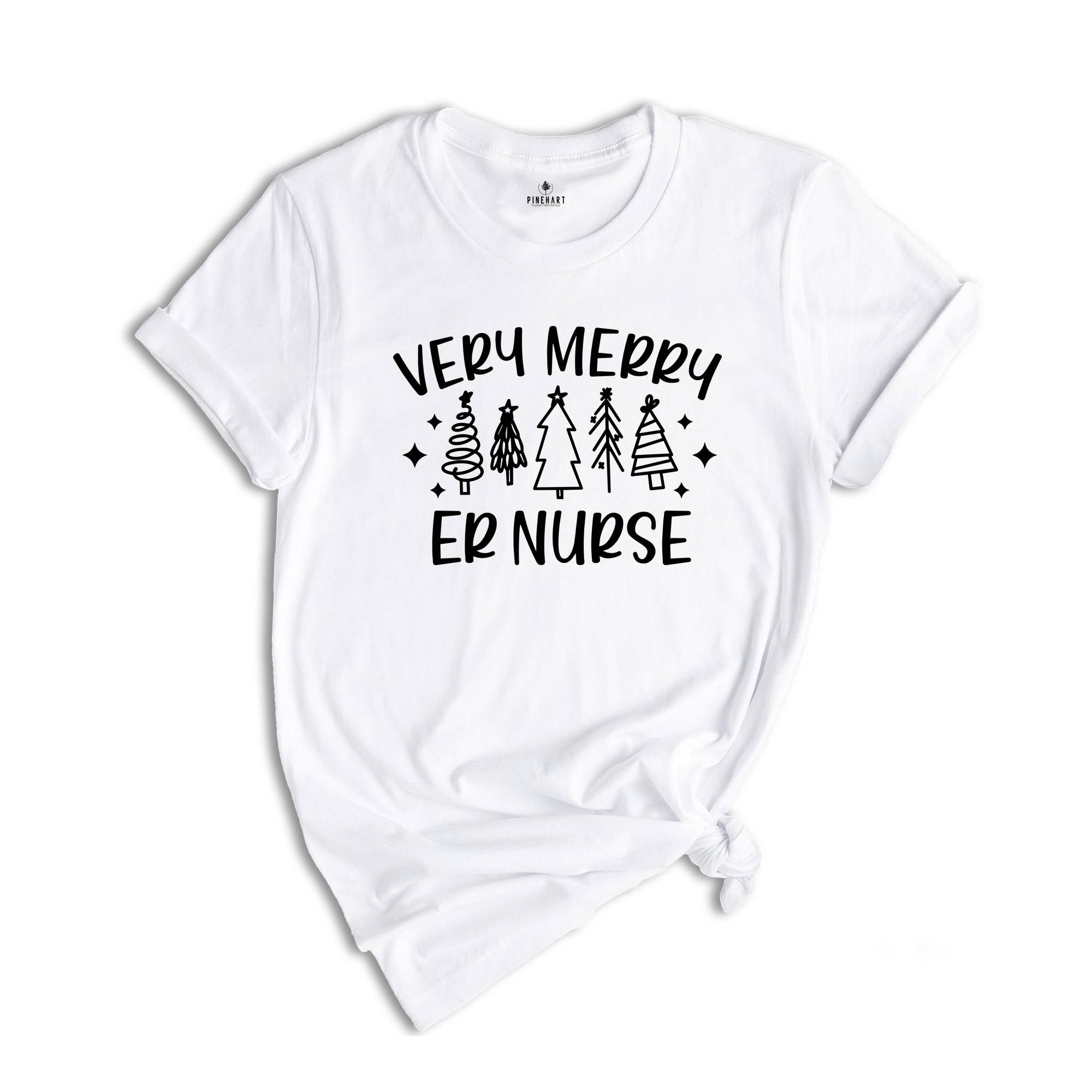 Very Merry Emergency Nurse Shirt, Nurse Squad, Nurse Christmas T Shirt, Xmas Party Costume, Gift For Nurse, Med School Xmas