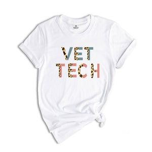 Vet Tech Leopard Shirt, Leopard Shirt, Veterinarian Gift, Vet Tech Gift, Vet Tech Cheetah Shirt, Veterinarian Shirt,