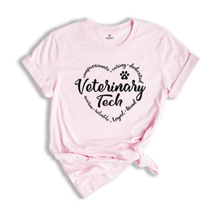 Vet Tech Shirt, Veterinary Technician Shirt, Veterinary Technologist T-Shirt, Veterinary Technologist Gifts, Veterinarian Student Grad Gift