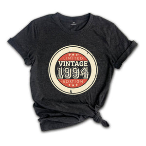 Vintage 1994 Shirt, Limited Edition 1994 Birthday T-Shirt, 31 Years Old Shirt, 31th Birthday Shirt, 31th Birthday Best Friend Gift