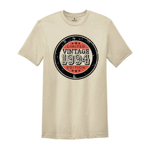 Vintage 1994 Shirt, Limited Edition 1994 Birthday T-Shirt, 31 Years Old Shirt, 31th Birthday Shirt, 31th Birthday Best Friend Gift
