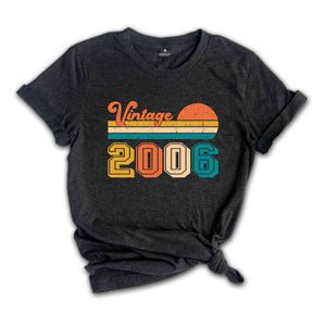 Vintage 2007 Shirt, 18th Birthday Shirt, 18th Birthday Party, Gifts for 18th, Hello Eighteen Shirt, 2007 Birthday Shirt, Gift for Friend