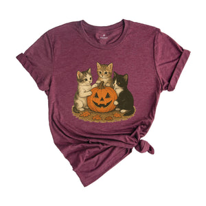 Vintage 90s Cat Halloween Shirt, Retro Halloween Shirt, Spooky Season Tee, Pumpkin Shirt, Cat Lover Shirt, Black Cat Shirt, Spooky Season