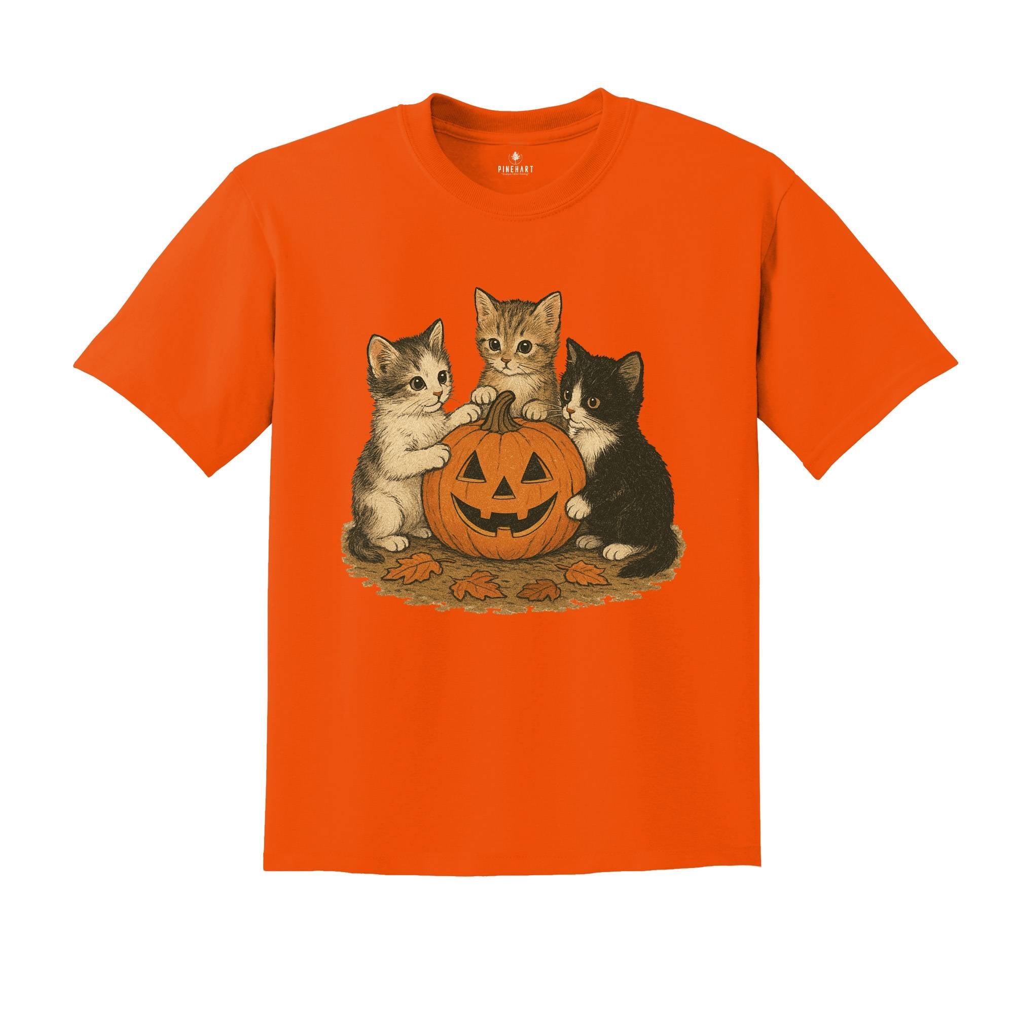 Vintage 90s Cat Halloween Shirt, Retro Halloween Shirt, Spooky Season Tee, Pumpkin Shirt, Cat Lover Shirt, Black Cat Shirt, Spooky Season