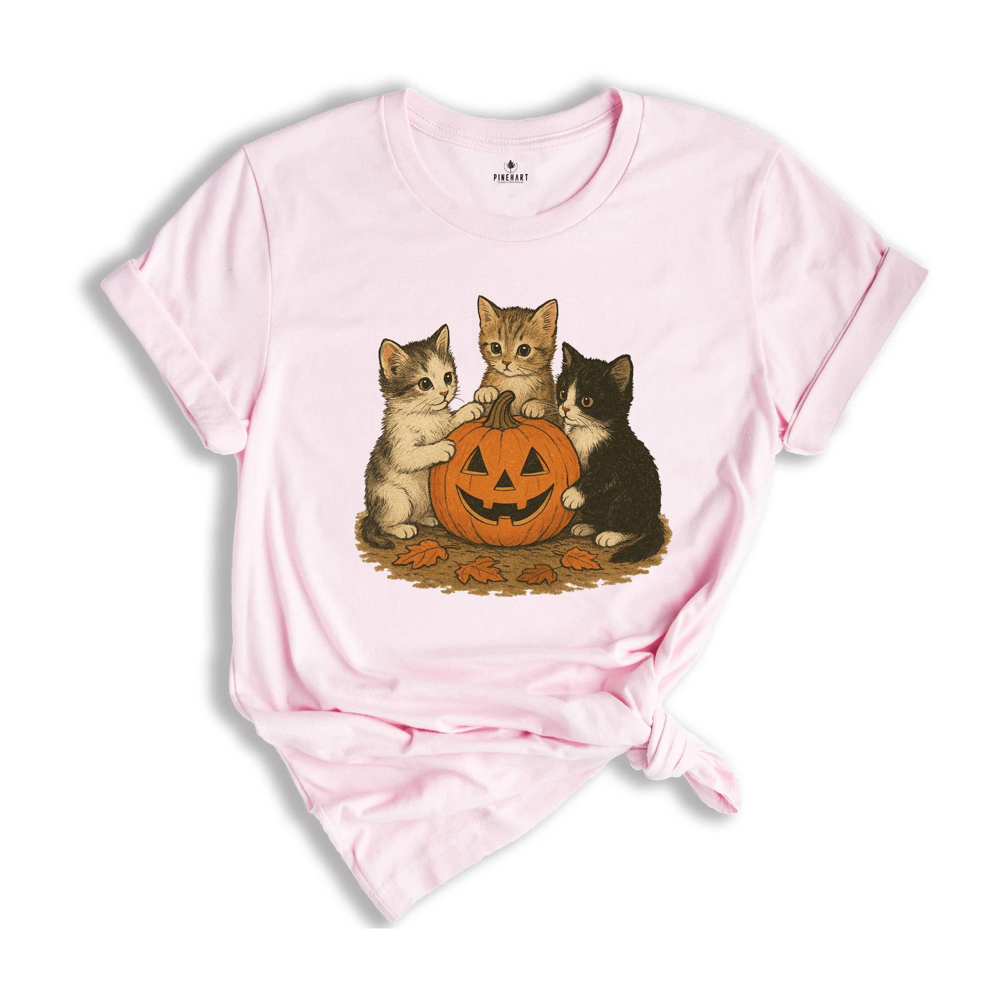 Vintage 90s Cat Halloween Shirt, Retro Halloween Shirt, Spooky Season Tee, Pumpkin Shirt, Cat Lover Shirt, Black Cat Shirt, Spooky Season
