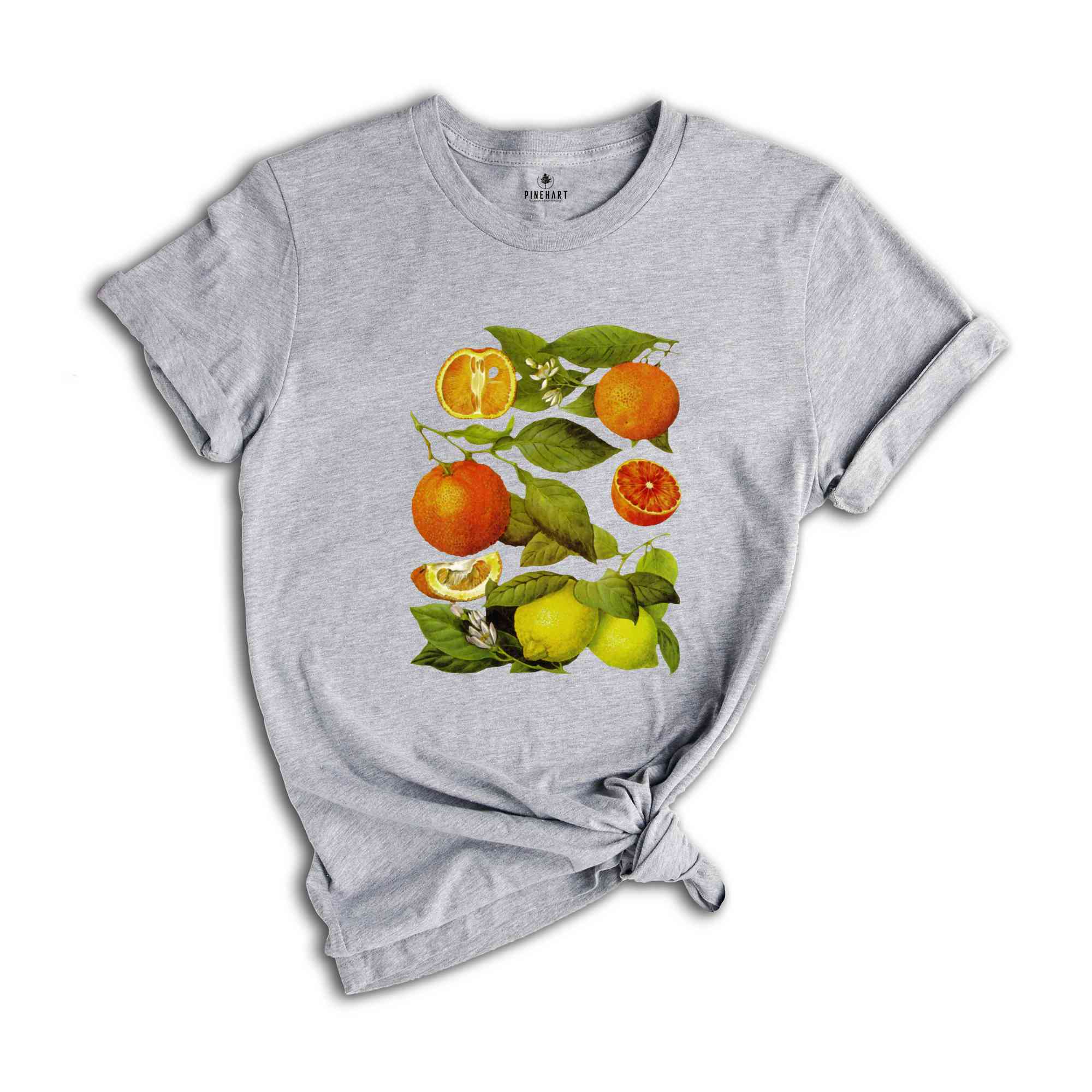 Vintage Fruit Shirt, Orange Shirt, Aesthetic Fruit T-shirt, Gift For Women Shirt, Fun Summer T-shirt