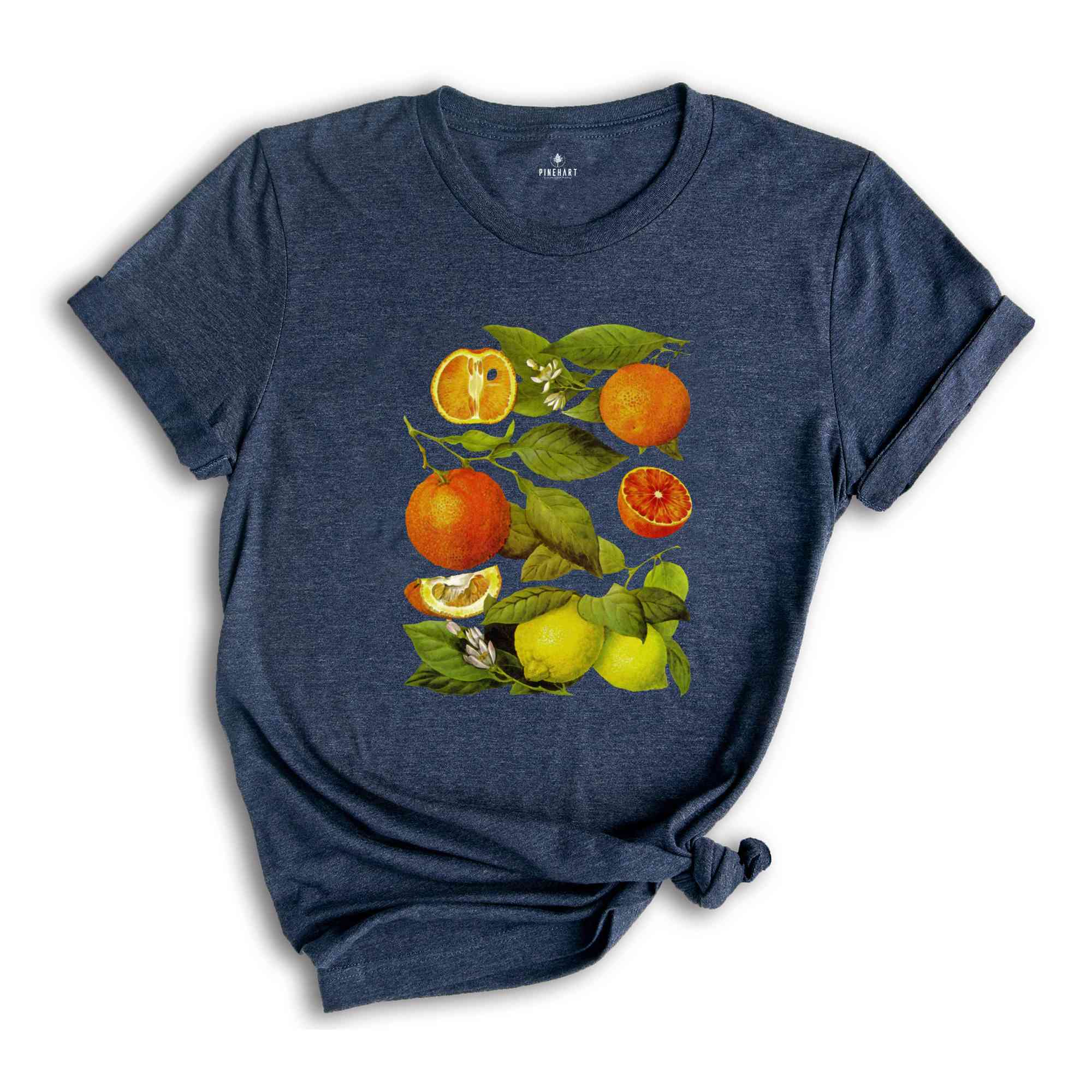 Vintage Fruit Shirt, Orange Shirt, Aesthetic Fruit T-shirt, Gift For Women Shirt, Fun Summer T-shirt
