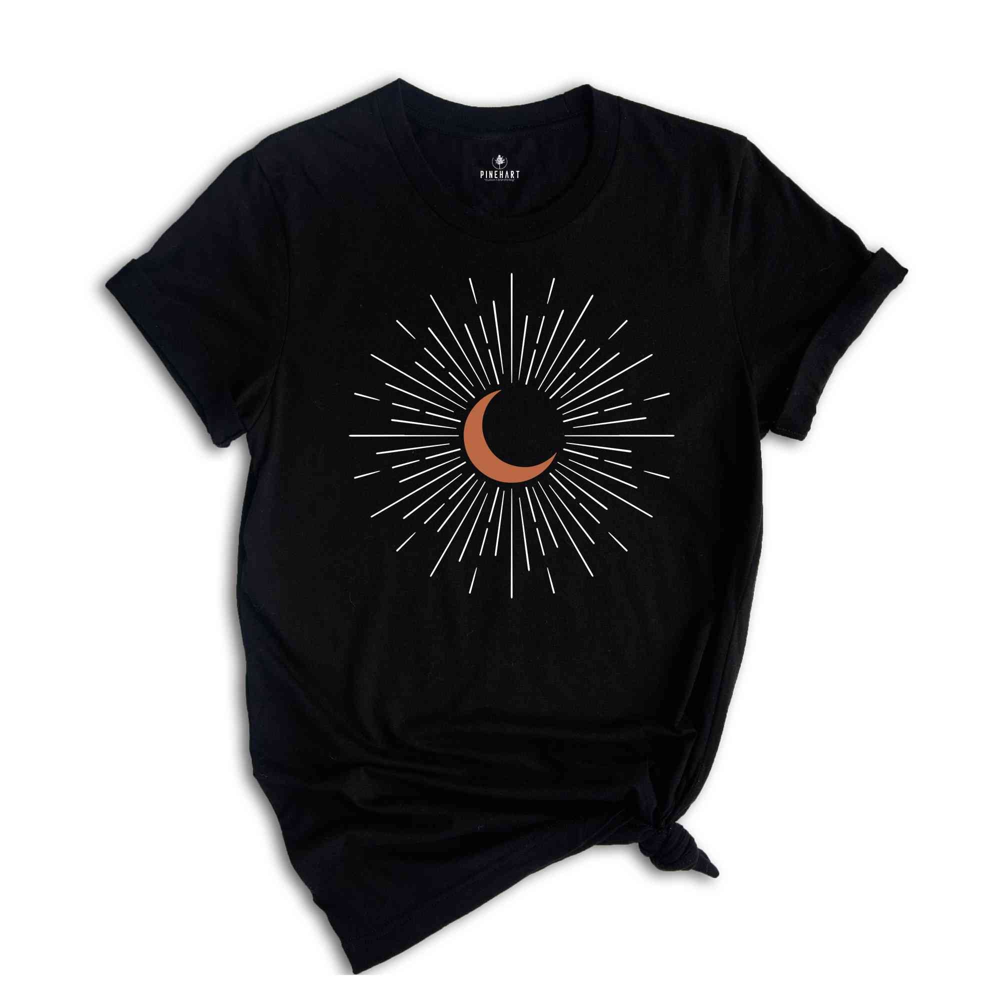 Vintage Minimalistic Sunburst Shirt, Vintage Sun Shirt, Shirt For Women, Cute Sun Shirt, summer T-shirt