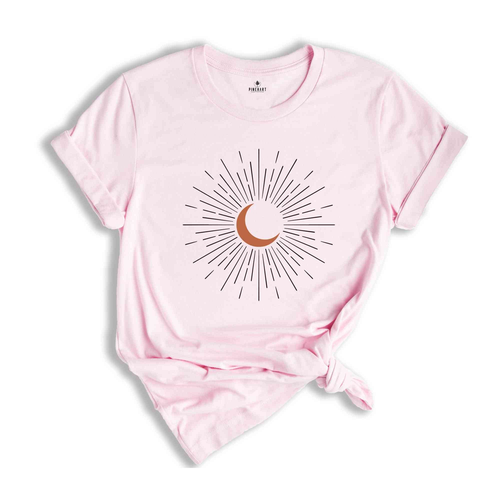 Vintage Minimalistic Sunburst Shirt, Vintage Sun Shirt, Shirt For Women, Cute Sun Shirt, summer T-shirt