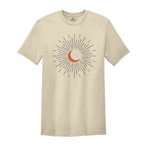 Vintage Minimalistic Sunburst Shirt, Vintage Sun Shirt, Shirt For Women, Cute Sun Shirt, summer T-shirt