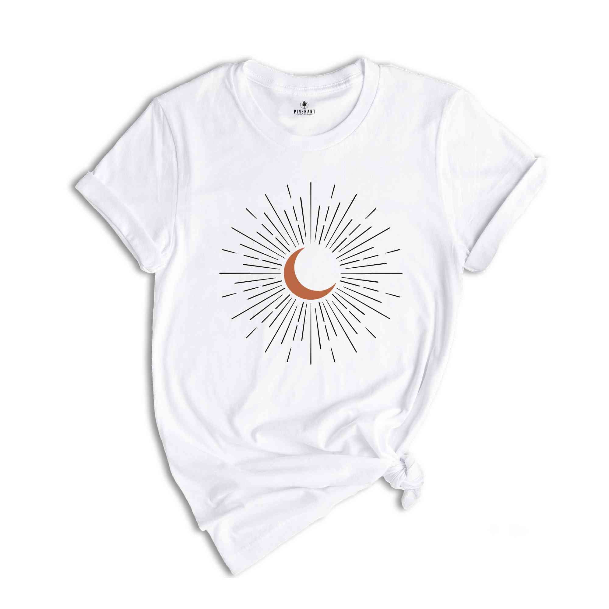 Vintage Minimalistic Sunburst Shirt, Vintage Sun Shirt, Shirt For Women, Cute Sun Shirt, summer T-shirt