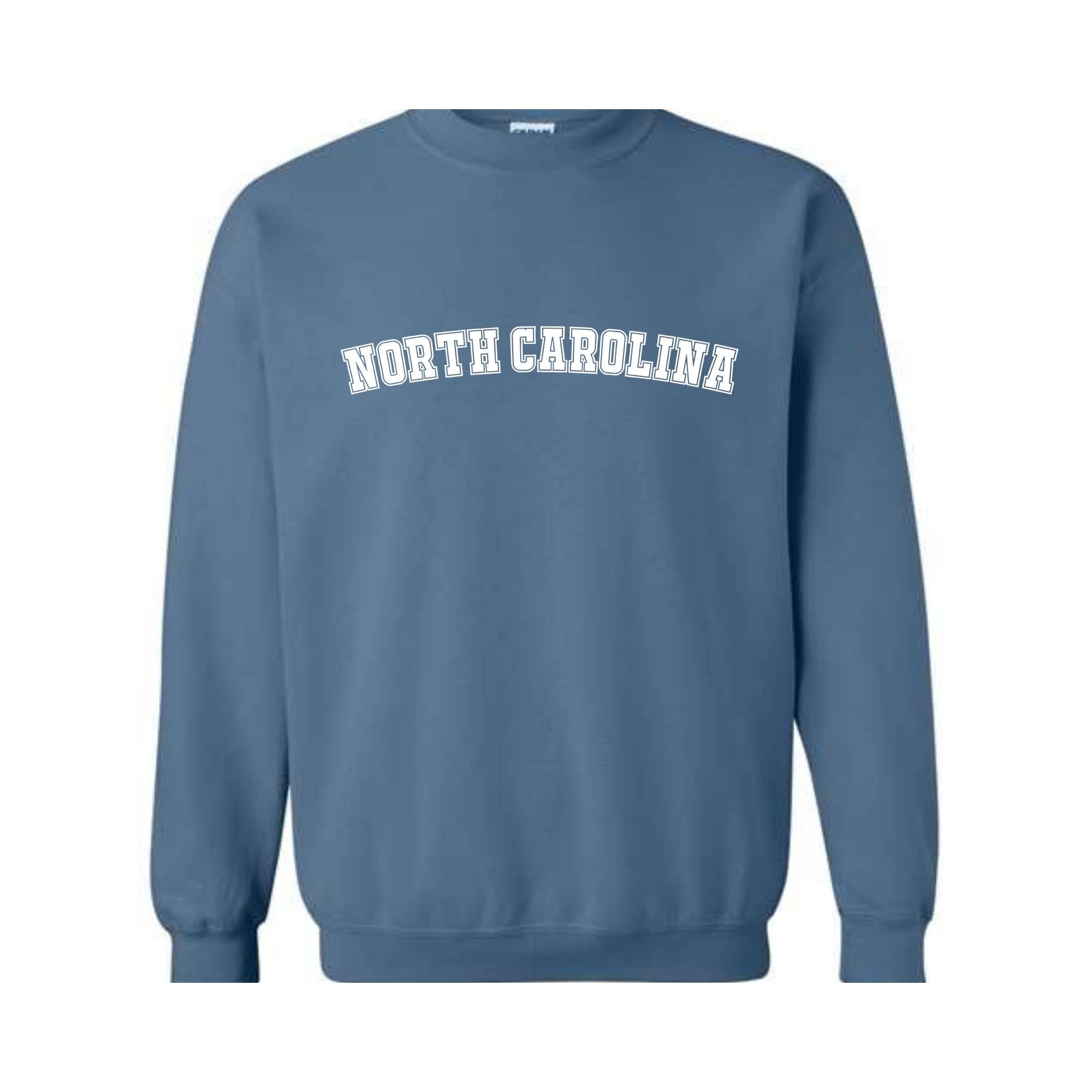 Vintage North Carolina Sweatshirt, Carolina Sweatshirt, Sweatshirt, North Carolina Gift, Vintage Sweatshirt, State Sweatshirt,