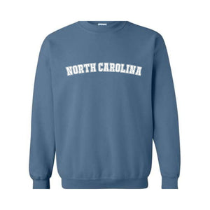 Vintage North Carolina Sweatshirt, Carolina Sweatshirt, Sweatshirt, North Carolina Gift, Vintage Sweatshirt, State Sweatshirt,