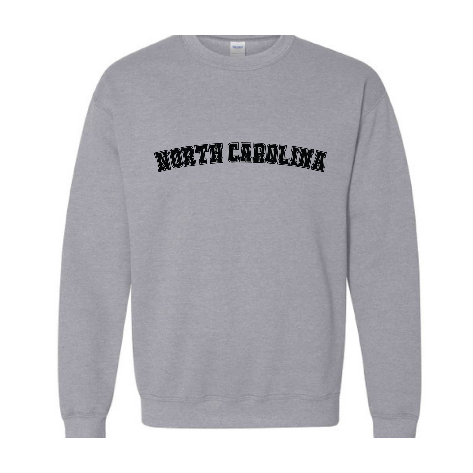 Vintage North Carolina Sweatshirt, Carolina Sweatshirt, Sweatshirt, North Carolina Gift, Vintage Sweatshirt, State Sweatshirt,