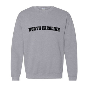 Vintage North Carolina Sweatshirt, Carolina Sweatshirt, Sweatshirt, North Carolina Gift, Vintage Sweatshirt, State Sweatshirt,