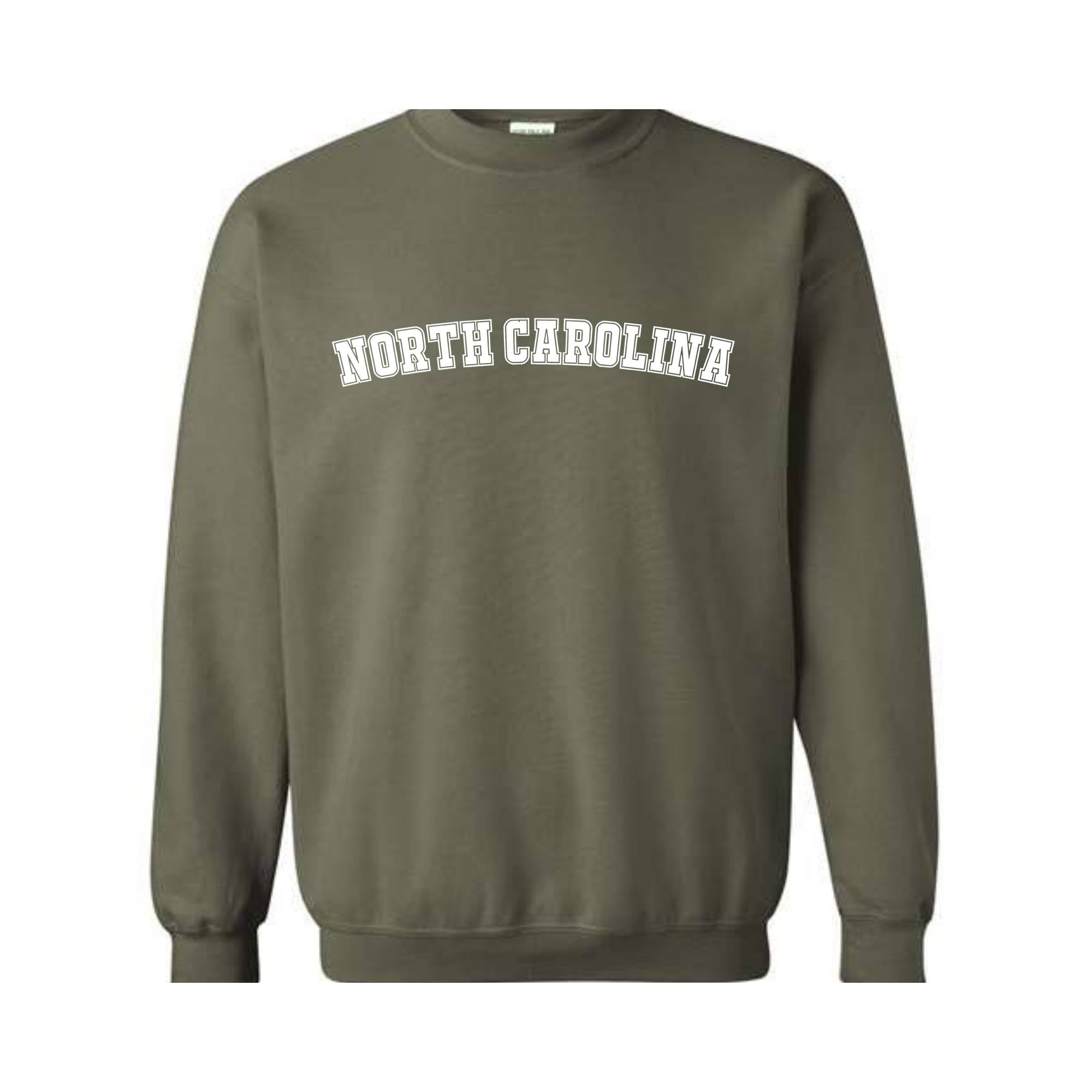 Vintage North Carolina Sweatshirt, Carolina Sweatshirt, Sweatshirt, North Carolina Gift, Vintage Sweatshirt, State Sweatshirt,